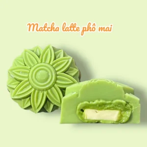 Rau câu trung thu Matcha latte phô mai