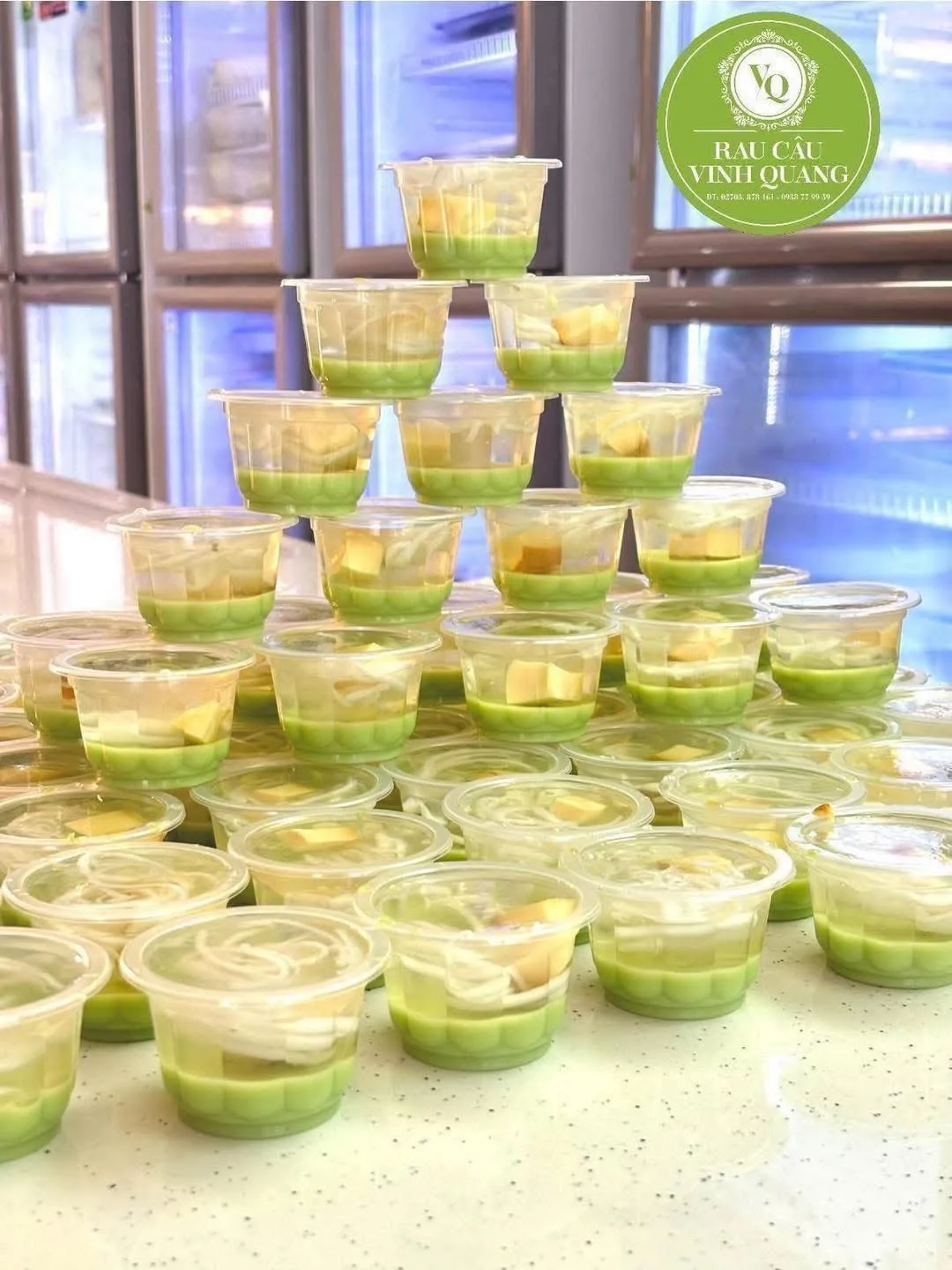 Flan dừa non